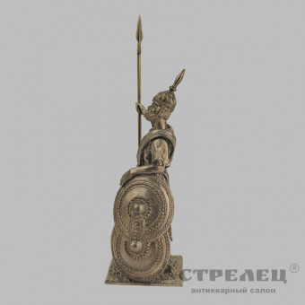 фото — оловянный солдатик «воин латинян (ромул). 7-8 век до н.э.». гк